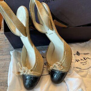PRADA Sling Back EU 36 heels